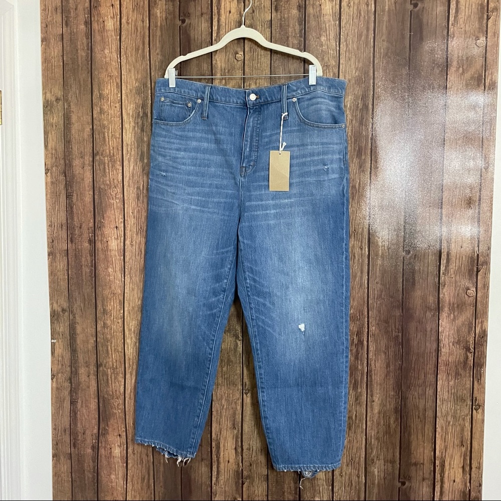 NWT Madewell Classic Straight Jeans light wash